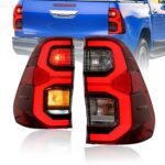Auto Taillights for Toyota Hilux 20 15-20 21 LED DRL Tail Lamp Rear Reverse Fog Brake Turn Signal Accessories
