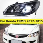Cars for Honda CIIMO 20 12-20 15 Japanese Civic FD2 Modified LED Daytime Running Light Turn Signal Xenon Headlights