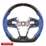 Car Steering Wheels Accessories for Honda Civ-ic FC Si Type - R FK7 FK8 Race display 100% Carbon Fiber LED Steering Wheel - Image 4