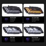 Car Light Assembly For Audi Q5 Headlights 2009-20 18 Styling LED Streamer Steering Double Lens Headlight - Image 3