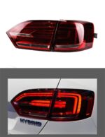 left & right running lights For VW Jetta Sagitar MK6 Tail Light 2012-2014 Full LED Reverse +Fog+Brake Turn Signl Taillights - Image 4