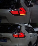 1 Pair Running Taillight For Nissan X-trail LED Tail Light 20 14-20 17 Rear Trunk Lights LED Turn Signal Reversing Fog Lamp - Image 5