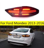 Through Lamp For Ford Mondeo LED Taillight 20 13-20 16 Fusion Porsche Design High-light Brake Lights Turn Signal LED Running Reversing Light