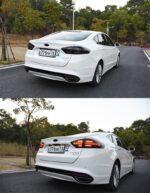 Through Lamp For Ford Mondeo LED Taillight 20 13-20 16 Fusion Porsche Design High-light Brake Lights Turn Signal LED Running Reversing Light - Image 3