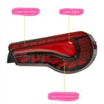 All LED dragon scale tail light For Toyota GT86 2013-19 DRL Subaru BRZ FT86 stream turn signal brake rear lights - Image 5