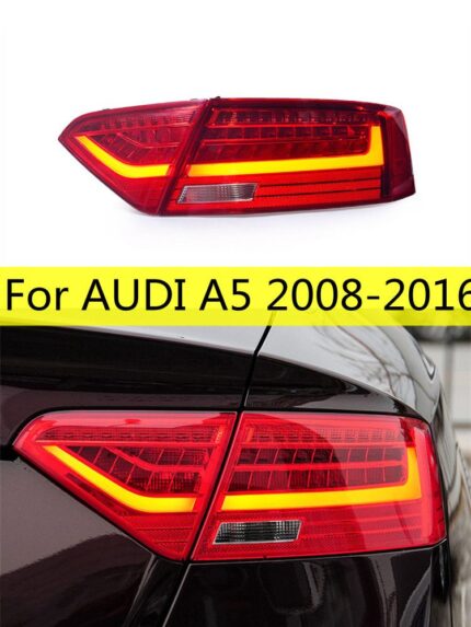 Car styling taillights assembly For Audi 2008-16 A5 Tail Lights Led Fog Lights DRL turn signal brake Light Tuning auto Accessories