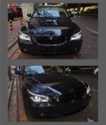 auto front lamp DRL For BMW E60 2003-2010 Car LED Headlight Assembly Head Lamp Running Light Start-up Headlights - Image 2