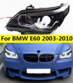 auto front lamp DRL For BMW E60 2003-2010 Car LED Headlight Assembly Head Lamp Running Light Start-up Headlights