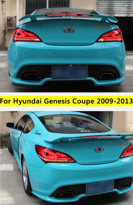 LED Taillights Assembly For Hyundai Genesis Coupe 2009-13 Tail Lamps With Dynamic Turning Lights Brake Reverse lights