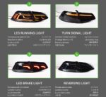 LED Tail Lights For VW Passat B7 2012-16 Car Accessories Dynamic DRL Turn Signal Lamps Fog Brake Reversing - Image 4