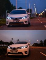 Head Lamp For Corolla 2014-16 Toyota LED Headlights DRL Working Lamp Dynamic Turn Signal Projector Lens Accessories Upgrade - Image 4