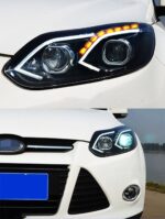 Automobile Headlights For Ford Focus LED Headlight 2012-2014 Car Front Lamp Xenon Bulb Daytime Turn Signal Lights - Image 2