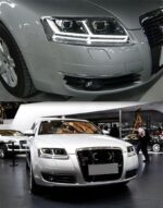 High Beam Lens Headlamp For AUDI LED Headlight 2004-2011 A6 LED Daytime Lights Dynamic Turn Signal Driving Light - Image 4