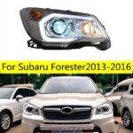 Auto Headlights Parts For Subaru Forester 2013-16 MULTI-BEAMS LED Lamps Headlights DRL Dual Projector Facelift