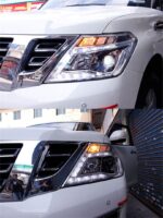 Headlight All LED For Nissan Patrol Y62 LED Head Light 2012-17 Tourle High Beam Turn Signal Daytime Running Lights - Image 2