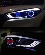High Beam LED Lights For Hyundai Tucson LED Headlight 15-18 Car Headlights DRL Turn Signal Front Lamp - Image 5