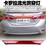LED Rear Bumper Lights For Toyota Corolla 2014-19 Altis Running Lights Brake Stream Turn Signal Lamp Automotive Accessories