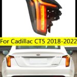 Car Styling For Cadillac CT5 LED Tail Light 18-22 Taillights Rear Lamp DRL Running Signal Brake Reversing Parking light Facelift