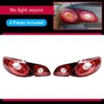 Car Styling Red Rear Lamp For VW CC 2010-2012 LED Taillights Assembly Brake Lights DRL Reversing Parking Light - Image 6