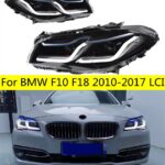 Car LED Head Lights For BMW F10 F18 20 10-20 17 LCI DRL Headlights Daytime Running Lights High Beam Lens Driving Lamp