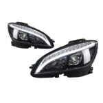 Headlight Assembly For Mercedes Benz W204 C200 C300 C260 2007-2010 Xenon Bulb Headlight High Beam Daytime Lights Turn Signal - Image 2