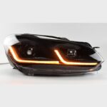 Car Lights For Golf 6 MK6 Jetta 2009-2012 Headlights Variant Golf6 LED Dual Beam Lens Headlights Daily Turn Siganl Lamp - Image 2