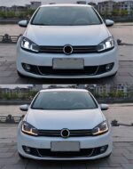 Car Lights For Golf 6 MK6 Jetta 2009-2012 Headlights Variant Golf6 LED Dual Beam Lens Headlights Daily Turn Siganl Lamp - Image 5