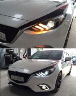2 PCS Auto Car HeadLight For Mazda 3 Axela 20 14-20 19 Mustang LED Lamps High Beam Front Lights - Image 5