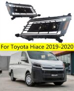 LED Front Head Lights For Toyota Hiace 20 19-2022 DRL Replacement Daytime Headlights LED Turn Signal Light