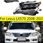 2 PCS Car Front Lamp LED For Lexus LX570 20 08-20 15 Modified LED Lights DRL Daytime Running Driving Light