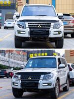 Car Accessories Headlight for Pajero V97 LED Headlights 2006-2020 V93 V95 V87 LED Dynamic Turn Signal Lamp Angel Eye Running Lights - Image 4