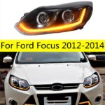 Auto Tuning LED Headlight for Ford Focus 20 12-2014 Car Daytime Running Lights LED Turn Signal Headlights Facelift