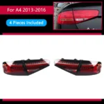 Taillights For A4 B8 A4L 20 13-20 16 Tail Lights Rear Lamp LED DRL Running Signal Brake Reversing Parking Light - Image 6