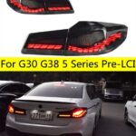 Full LED Taillights For BMW G30 G38 5 Series Pre-LCI LED Dynamic Turn Signal Brake Reversing Lights DRL Driving Light