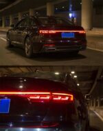 Car Tail Lights For AUDI A6 C8 20 19-20 20 Upgrade to A8 Type Taillights LED Dynamic Turn Signal Driving Light Upgrade - Image 2