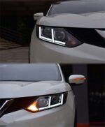 Car Styling Headlight For Nissan Qashqai 20 16-20 17 LED Turn Signal Lights High Beam Angel Eye Front Lamp Accessories - Image 4