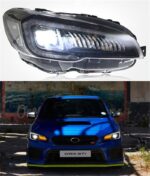 2 PCS Car Lights automotive Parts For Subaru WRX STI Head lamps LED Headlight LED Dual Projector FACELIFT - Image 5