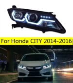 Car Headlight LED Accesories For Honda CITY 2014-20 16 LED Head Lamp DRL Daytime Running Light Headlights Assembly