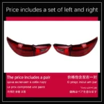 Car Goods Taillights Assembly For Mazda 6 Atenza 2013-20 19 LED Taillights Rear Lamp Dynamic Turn Signal Highlight Upgrade - Image 6