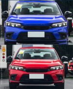 1 Set Auto Car Head Lights For HONDA Civic 11th 2022-Now LED Lamps Headlights DRL Daytime Running Light Dual Projector Facelift - Image 4