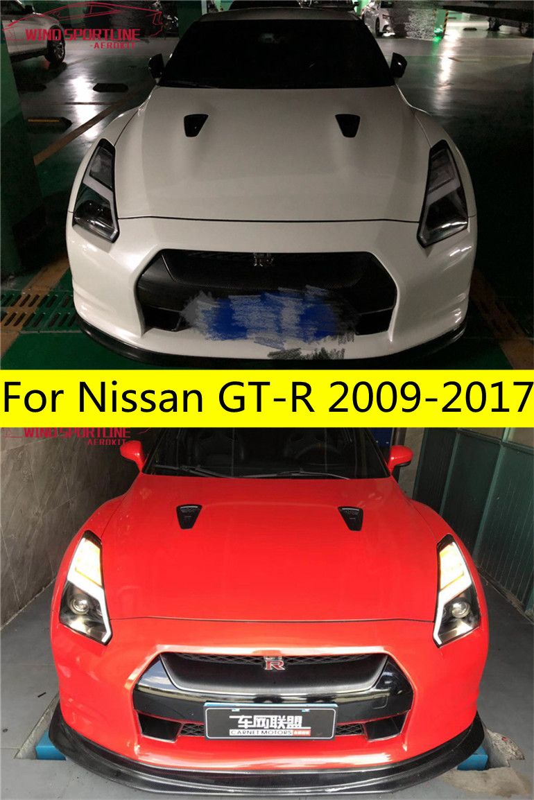 rBNaEmLiAVyAXI8NAAN8G5SILos831 Automobiles Headlights for Nissan GTR 20 09-20 17 LED Lights DRL Headlight High Beam Daytime Running Light Angel Eyes - Image 1