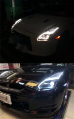 Automobiles Headlights for Nissan GTR 20 09-20 17 LED Lights DRL Headlight High Beam Daytime Running Light Angel Eyes - Image 5