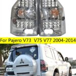 Car Tail Lights Assembly for Pajero 2004-2014 V73 LED Tail Light Montero V75 V77 DRL Fog Taillights Reverse and Brake Lamp