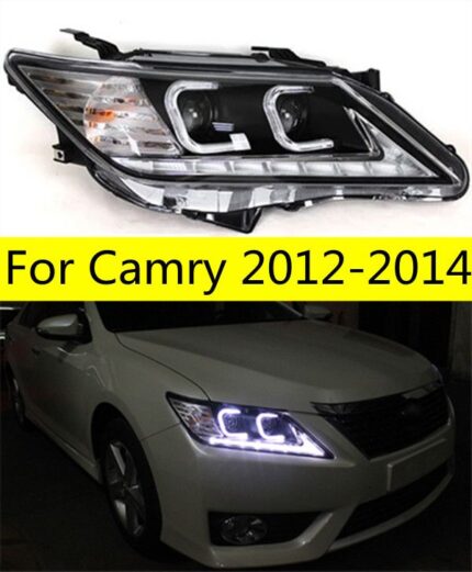 Car Headlights for Toyota Camry V50 2012-2014 LED Headlight DRL Hid Head Lamp Angel Eye Bi Xenon Accessories