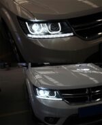 Car Styling Head Lamp for Dodge JCUV Headlights 2008-20 19 Journey LED Headlight DRL Freemont Angel Eye Bi Xenon Beam Accessories - Image 3