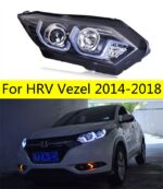 Car Styling Head Lamp for HONDA HR-V Headlights 20 15-20 19 HRV Vezel LED Headlight led DRL Double Lens Hid Bi Xenon Auto Accessories