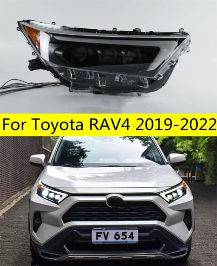 Car Styling Headlight for Toyota RAV4 LED Head Light 20 19-2022 DRL Turn Signal High Beam Angel Eye Headlights