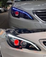 Head Lamp for Peugoet 308 408r LED Headlight 2014-2021 Headlights 308 408r DRL Turn Signal High Beam Angel Eye Projector - Image 4