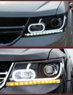 Headlight LED For Dodge Journey 2009-17 Freemont high beam DRL turn signal Auto Headlight Assembly - Image 3