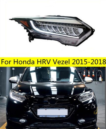 Head Lamp Assembly For HR-V LED Headlight 20 15-20 18 Headlights HRV Vezel High Beam Angel Eye Turn Signal Running Lights